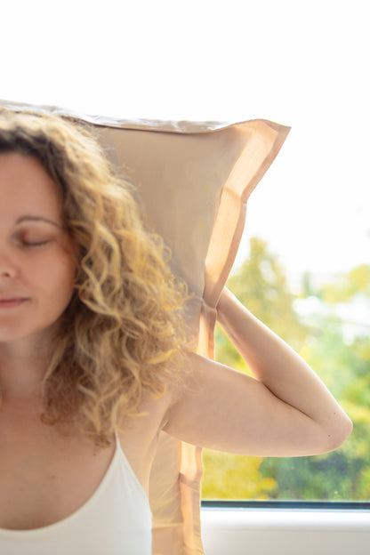 La mejor funda de almohada 100 % bambú - Champán espumoso