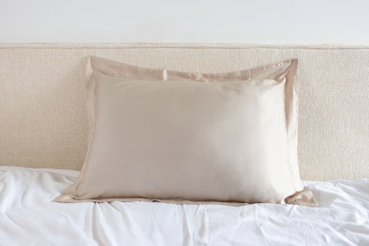 La mejor funda de almohada 100 % bambú - Champán espumoso