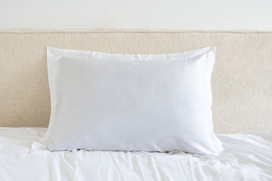 La mejor funda de almohada 100 % bambú - Blanco perla