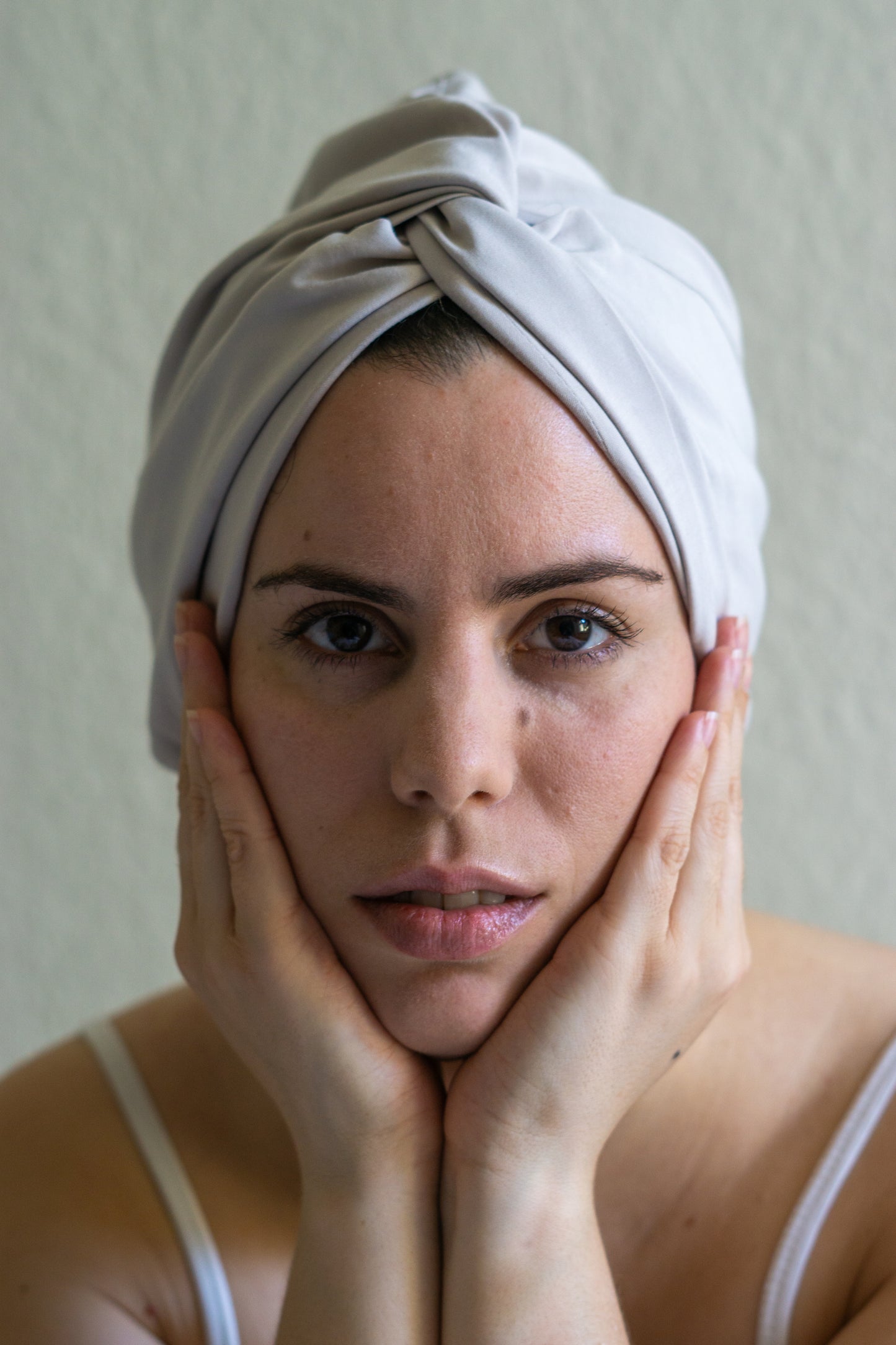 The Ultimate 100% Bamboo Hair Bonnet - Greige Glow