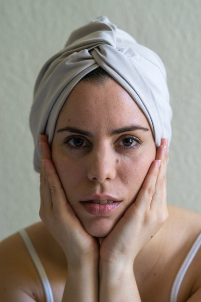 The Ultimate 100% Bamboo Hair Bonnet - Greige Glow