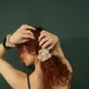 Bubbly Champagne Classic 100% bamboo scrunchie